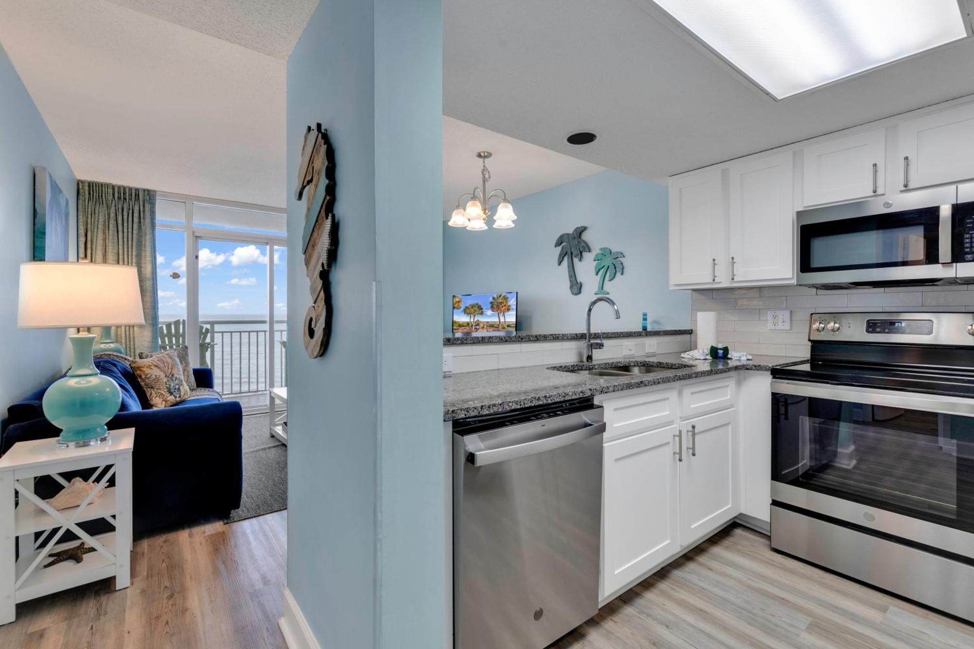Ocean Front 2Br Elegant Condo In Atlantica Resort Myrtle Beach Exteriör bild
