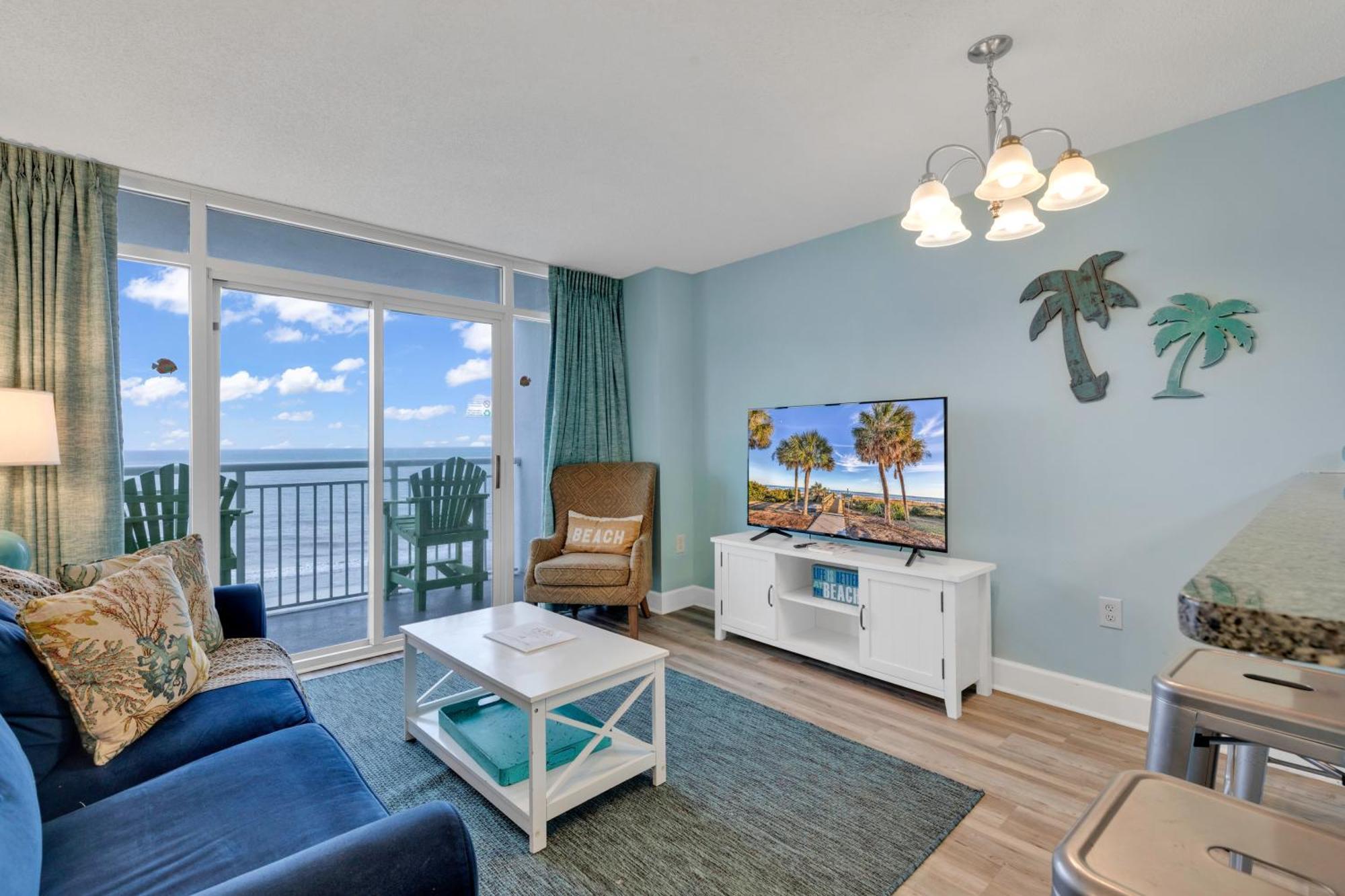 Ocean Front 2Br Elegant Condo In Atlantica Resort Myrtle Beach Exteriör bild